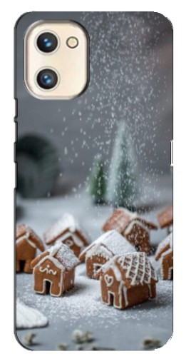 Силиконовый чехол с изображением "Домики из пряников" для Umidigi A13s