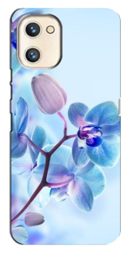 Чехол с принтом "Голубые орхидеи" для Umidigi A13s