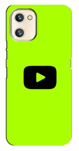 Чехол с печатью "Кнопка Ютуба" для Umidigi A13s