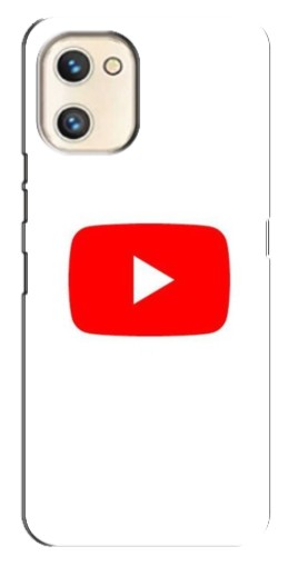 Чехол с принтом "Красная кнопка" для Umidigi A13s