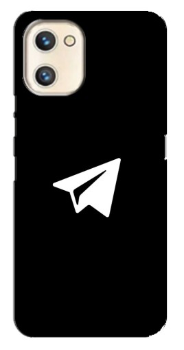 Силиконовый чехол с изображением "Лого Телеграм" для Umidigi A13s