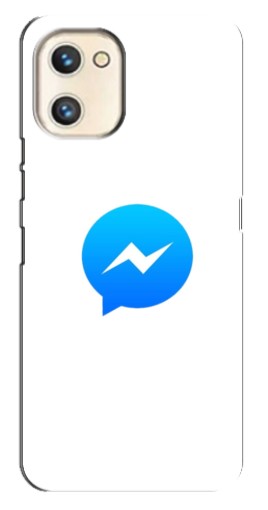 Чехол с принтом "messenger logo" для Umidigi A13s