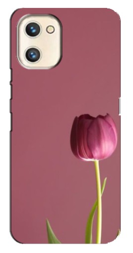 Чехол с печатью "Розовый тюльпан" для Umidigi A13s