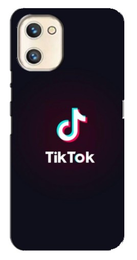 Силиконовый чехол с изображением "TikTok темный" для Umidigi A13s