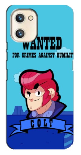 Чехол с печатью "WANTED COLT" для Umidigi A13s