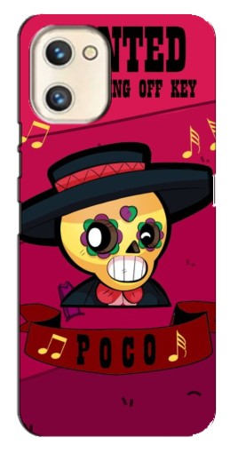 Чехол с картинкой "WANTED POCO" для Umidigi A13s