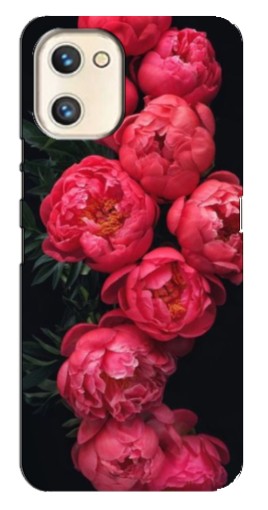 Чехол с печатью "Яркие пионы" для Umidigi A13s