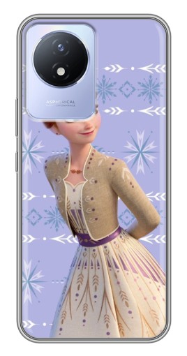 Силиконовый чехол с изображением "Анна" для Vivo Y02