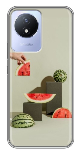Чехол с принтом "Арт Арбузы" для Vivo Y02
