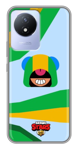 Чехол с принтом "Арт Леон" для Vivo Y02