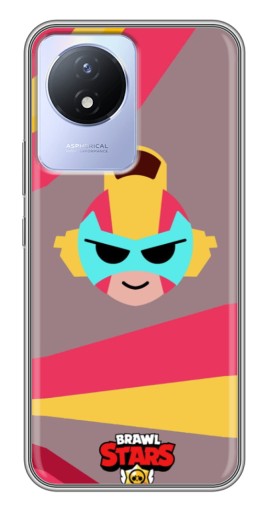 Силиконовый чехол с изображением "АРТ MAX" для Vivo Y02