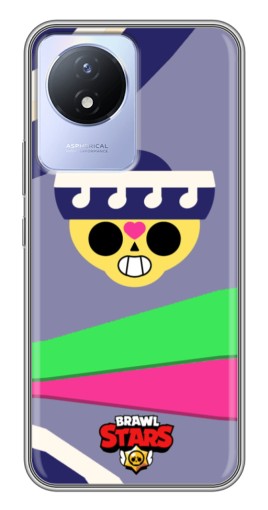 Силиконовый чехол с изображением "Арт Poco" для Vivo Y02