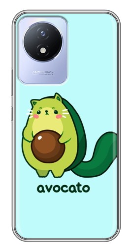 Чехол с принтом "Avocato" для Vivo Y02