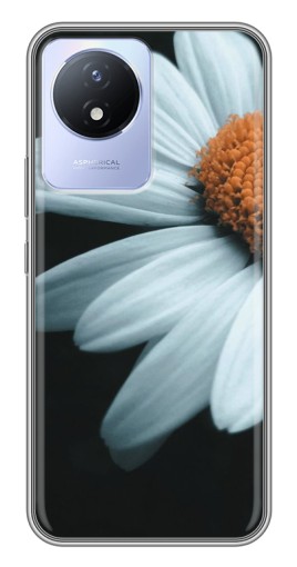 Силиконовый чехол с изображением "Белая ромашка" для Vivo Y02