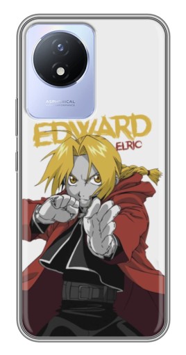 Чехол с принтом "Боевй Erlic" для Vivo Y02