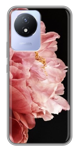 Чехол с принтом "Большой пион " для Vivo Y02