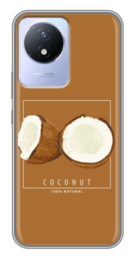 Чехол с принтом "Coconut" для Vivo Y02