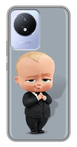 Чехол с принтом "Деловой ребенок" для Vivo Y02