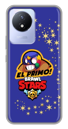 Чехол с принтом "El Primo в маске" для Vivo Y02