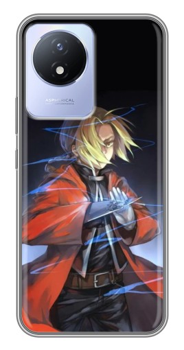 Силиконовый чехол с изображением "Элрик Эдвард" для Vivo Y02