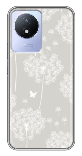 Чехол с принтом "Фон одуванчиков " для Vivo Y02