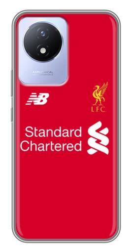 Чехол с картинкой "Форма Liverpool" для Vivo Y02
