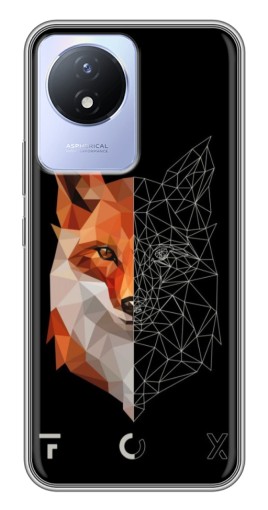 Чехол с картинкой "Fox" для Vivo Y02