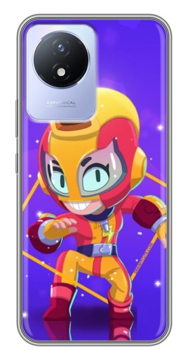 Силиконовый чехол с изображением "Герой MAX" для Vivo Y02