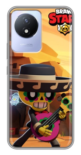 Чехол с печатью "Гитарист Poco" для Vivo Y02