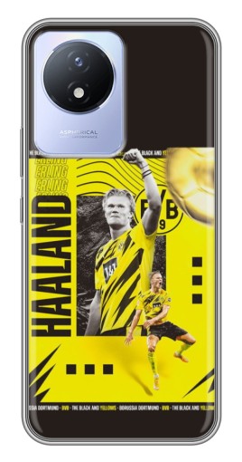 Чехол с печатью "Golden Haaland" для Vivo Y02
