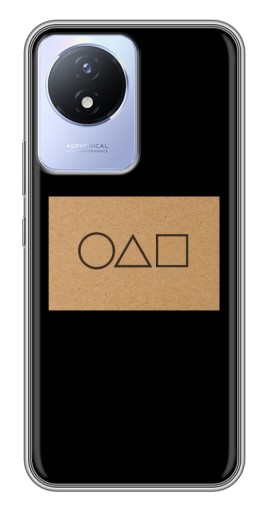 Силиконовый чехол с изображением "Карточка Кальмара" для Vivo Y02