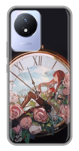 Чехол с принтом "Курису  в часах" для Vivo Y02