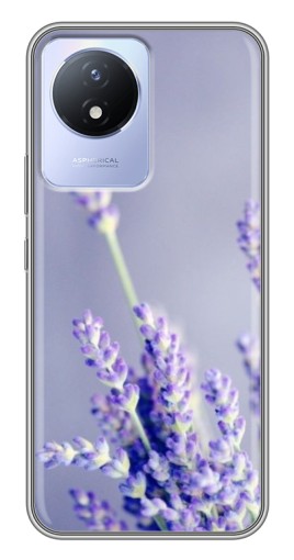 Силиконовый чехол с изображением "Лаванда вблизи" для Vivo Y02