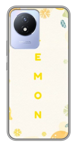 Чехол с печатью "Lemon" для Vivo Y02