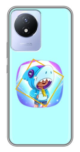 Силиконовый чехол с изображением "Леон Акула" для Vivo Y02