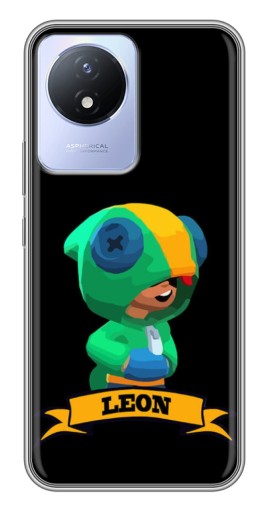Силиконовый чехол с изображением "LEON" для Vivo Y02