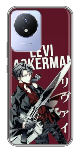Чехол с печатью "levi Ackerman" для Vivo Y02