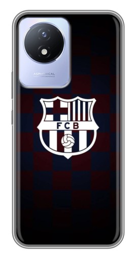 Чехол с картинкой "Лого FCB" для Vivo Y02