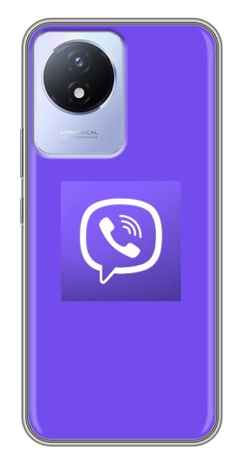 Чехол с печатью "Лого Viber" для Vivo Y02