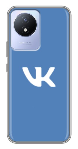 Чехол с печатью "Лого ВК" для Vivo Y02