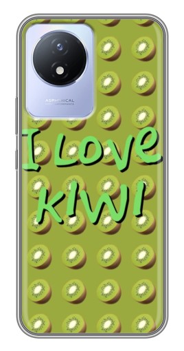 Чехол с картинкой "Love Kiwi" для Vivo Y02