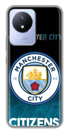 Силиконовый чехол с изображением "Man City Zens" для Vivo Y02