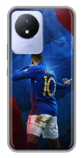 Чехол с печатью "Мбаппе в Франции" для Vivo Y02