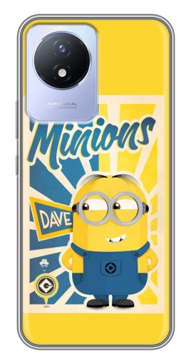 Силиконовый чехол с изображением "Minions" для Vivo Y02
