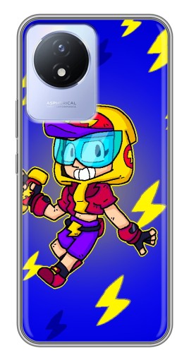 Чехол с принтом "Молниеносная MAX" для Vivo Y02