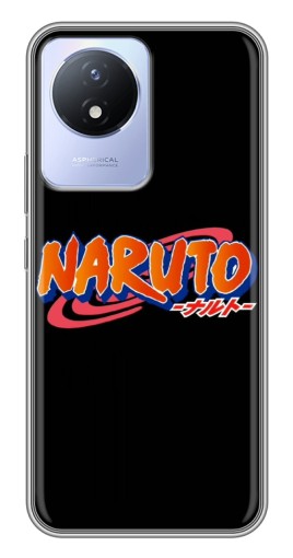 Чехол с принтом "Надпись Naruto" для Vivo Y02