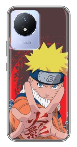 Чехол с картинкой "Naruto атакует" для Vivo Y02