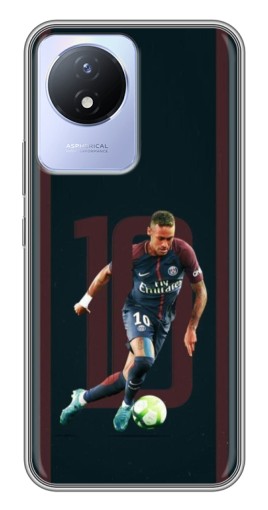 Силиконовый чехол с изображением "Неймар 10" для Vivo Y02