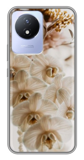 Чехол с печатью "Нежная орхидея" для Vivo Y02