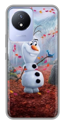 Силиконовый чехол с изображением "Олаф" для Vivo Y02